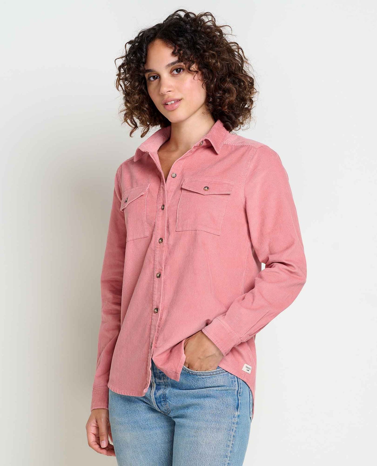 Toad and Co - Scouter Cord Long Sleeve Shirt - Women's - Rose