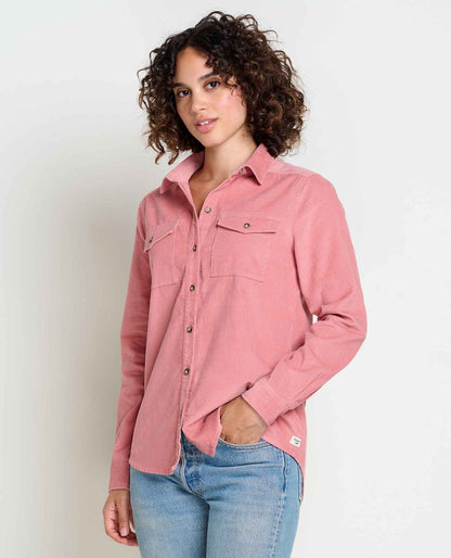 Toad and Co - Scouter Cord Long Sleeve Shirt - Women's - Rose