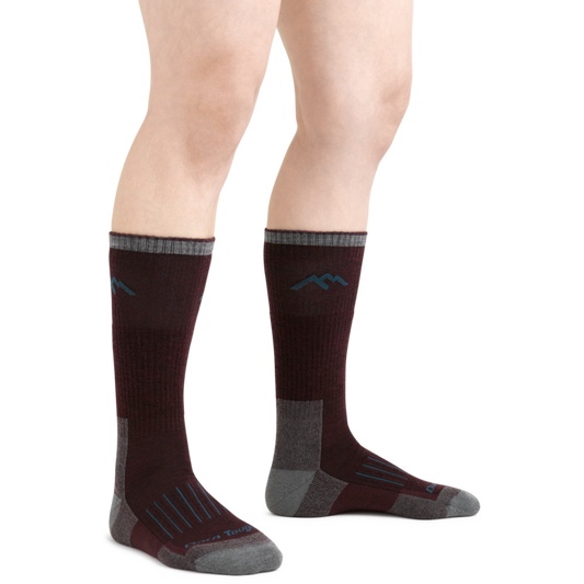 Darn Tough - Women's Hunter Boot Midweight With Cushion - Burgundy