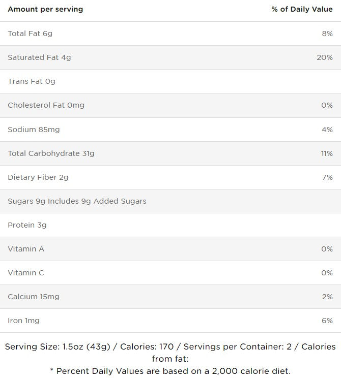 BoBos - Oat Bar - Cranberry Orange