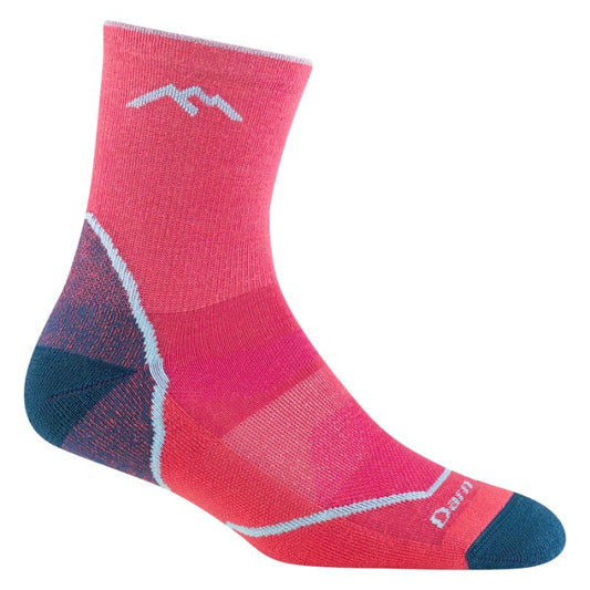 Darn Tough - Light Hiker Jr. Micro Crew Lightweight Cushion - Kid's - Raspberry