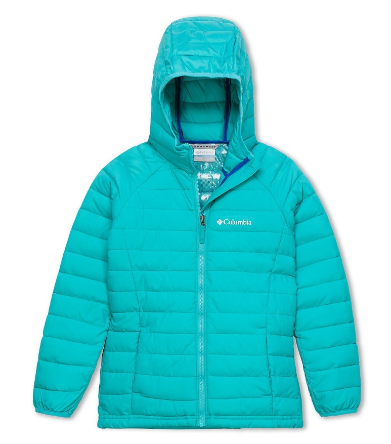 Columbia - Girls Powder Lite Hooded Jacket - Dark Sapphire