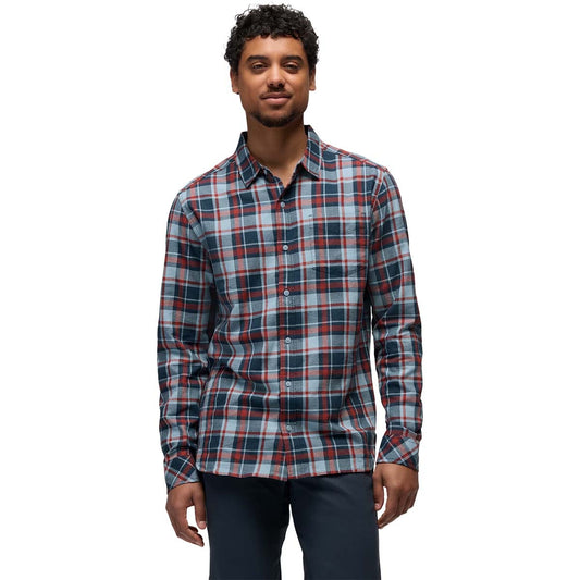 Prana - Los Feliz Flannel Shirt - Glacier Skies
