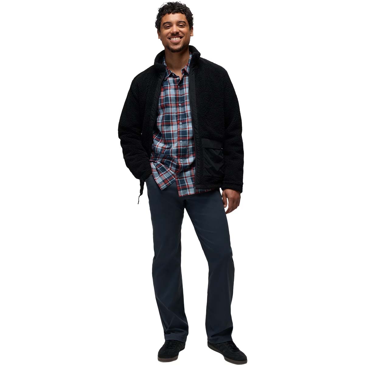 Prana - Los Feliz Flannel Shirt - Glacier Skies