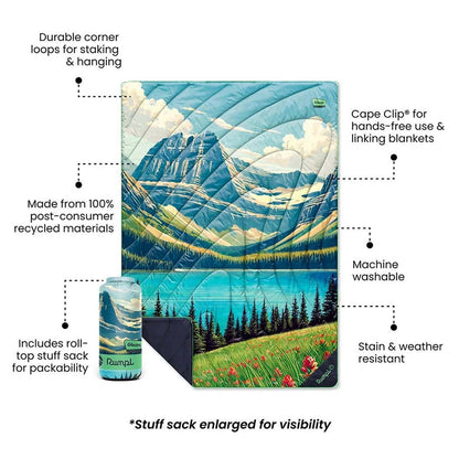 Rumpl - Original Puffy Blanket - Glacier National Park