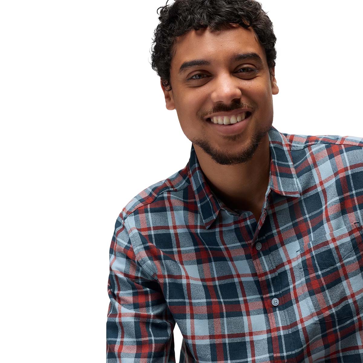 Prana - Los Feliz Flannel Shirt - Glacier Skies