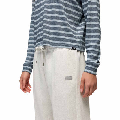 Prana - Cozy Up Long Sleeve Crew - Glacier Skies Stripe