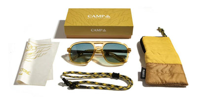 Camp Eyewear - Glacier - Matte Black / Smokey Bear; HD Plus Polarized Amber