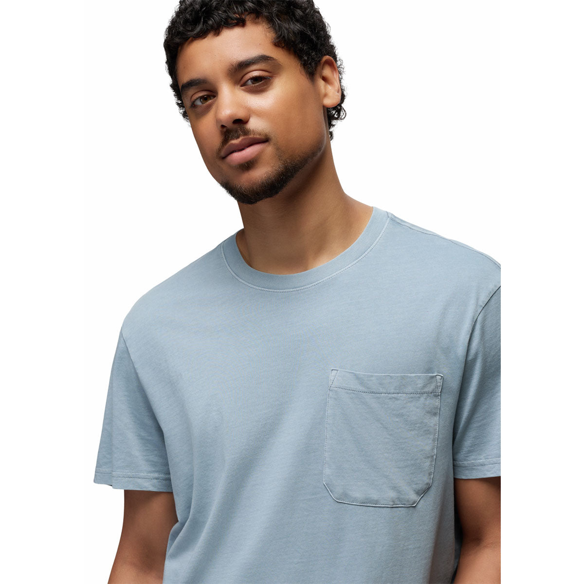 Prana - Everyday Relaxed Pocket Tee - Glacier Skies