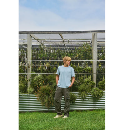 Prana - Everyday Relaxed Pocket Tee - Glacier Skies