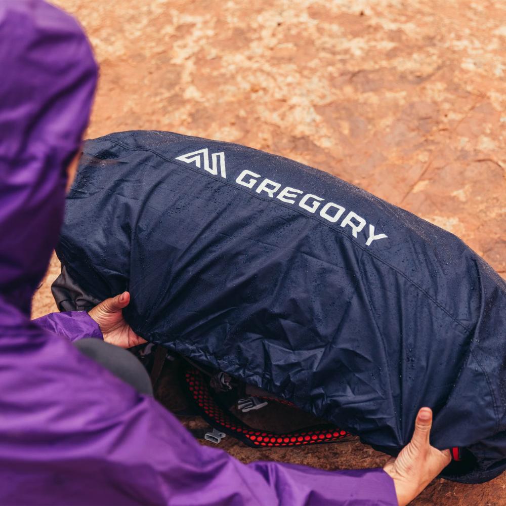 Gregory - Raincover 80L-110L - Obsidian Black