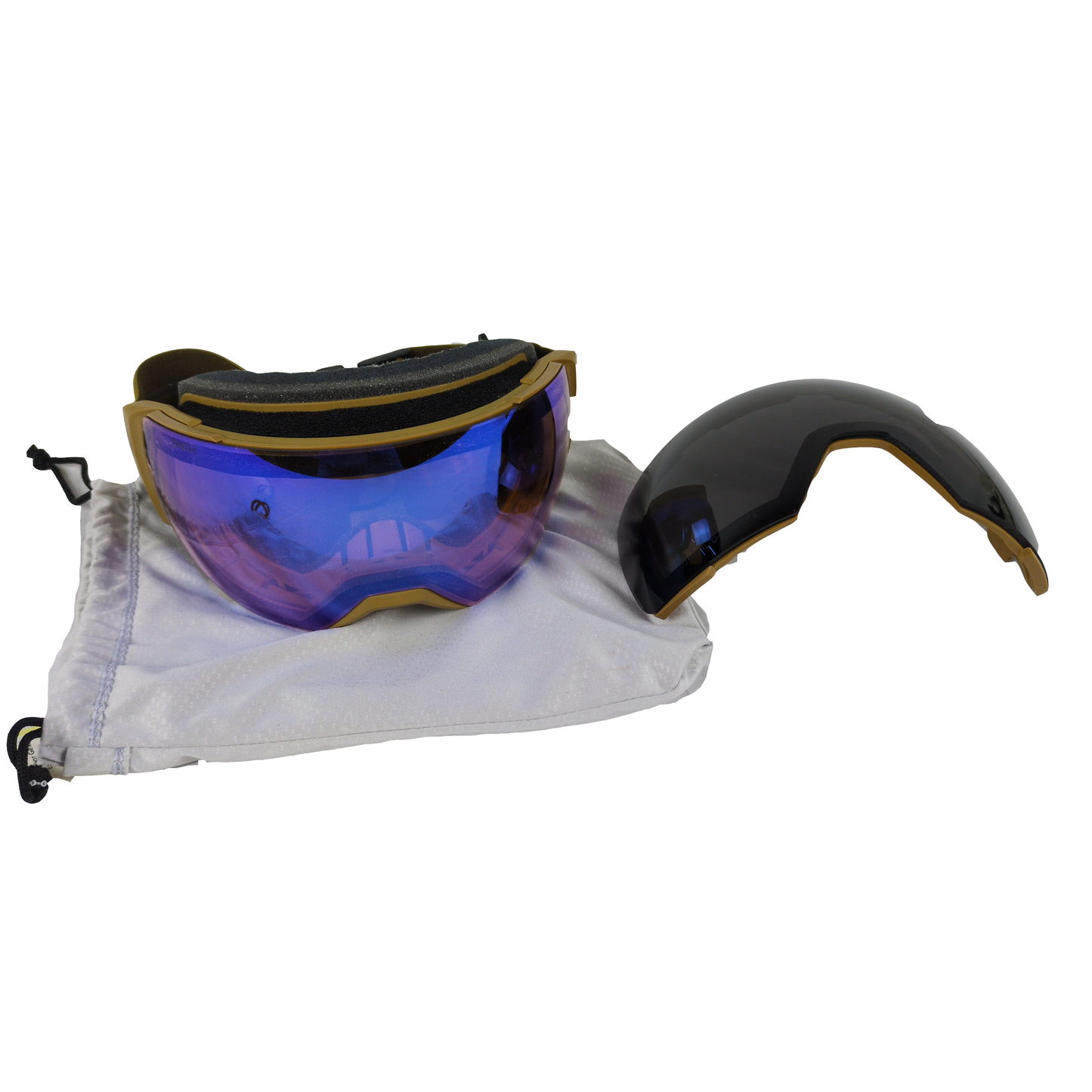 Smith Goggles w/Extra Lens Gold
