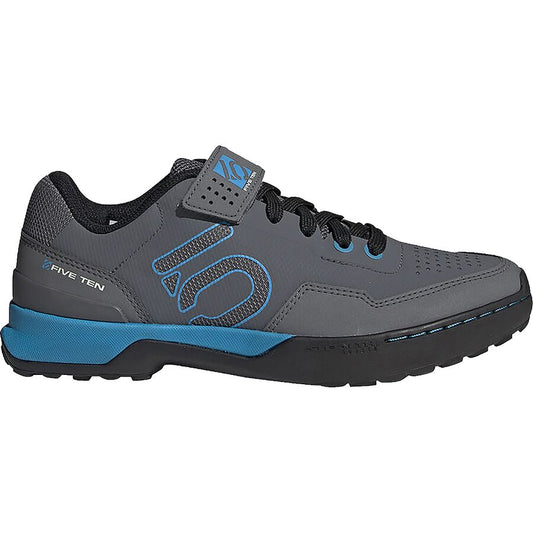 Five Ten - Kestrel Lace Mountain Bike Shoe - Women's - Grey Five/Shock Cyan