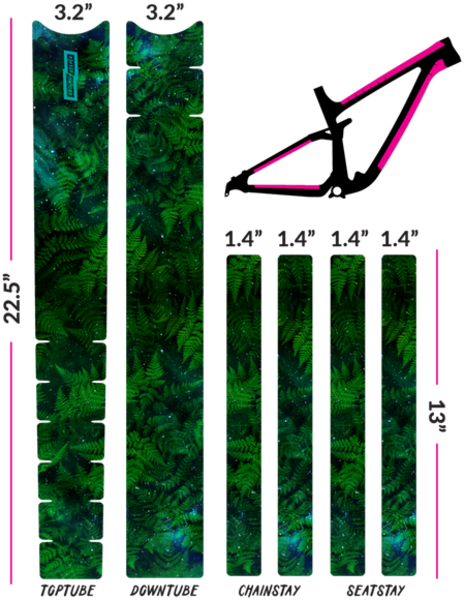Ground Keeper - Frame Keeper - Space Ferns Gloss