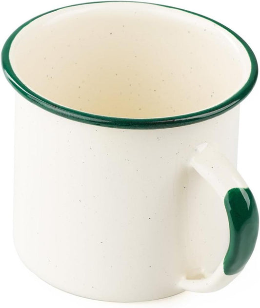GSI Outdoors - Vintage Enamelware Cup - White Green