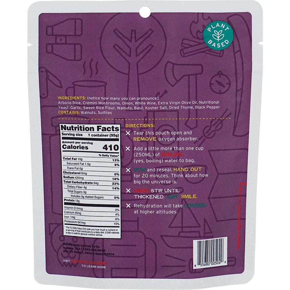 Good To Go - Mushroom Risotto - Single