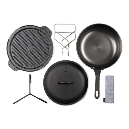 GSI Outdoors - Guidecast 10" Cast Iron Cookset