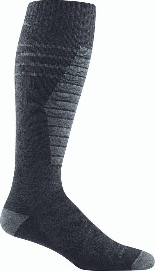 Darn Tough - Edge OTC Midweight With Cushion with Padded Shin - Charcoal