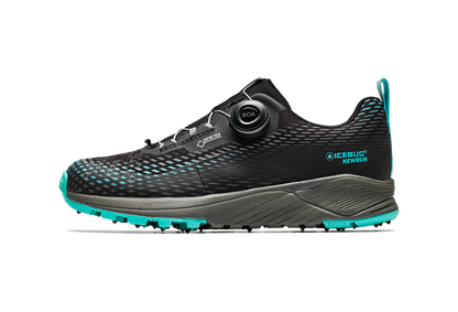 Icebug - NewRun Womens BUGrip GTX - Black/Jademist
