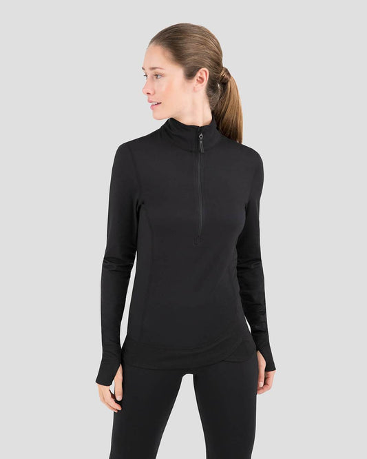 Terramar - Cloud Nine Half Zip - Women's - Black