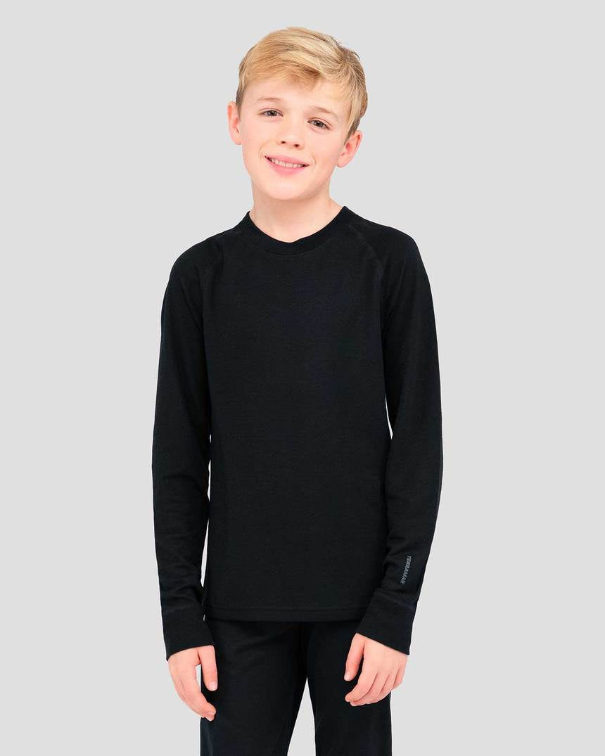 Terramar - Thermapeak Kid's Crew - Black