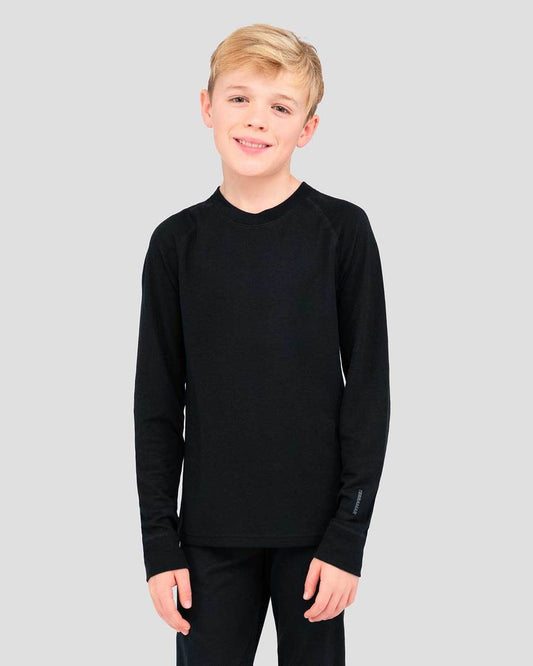 Terramar - Thermapeak Kid's Crew - Black