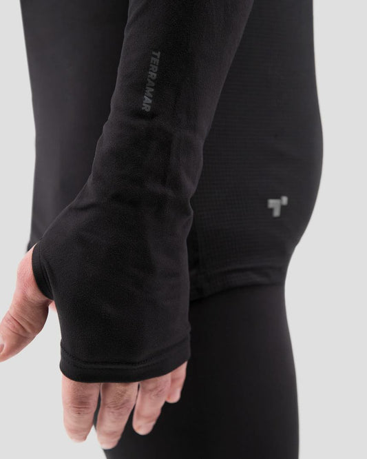 Terramar - 2.0 Men's Thermolator Performance Half Zip - Black