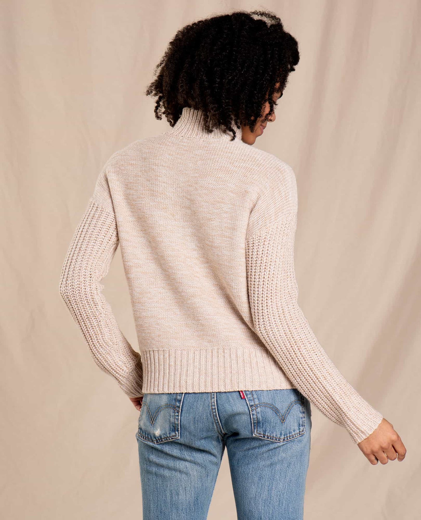 Toad & Co - Women's Tupelo Cable Sweater - Oatmeal