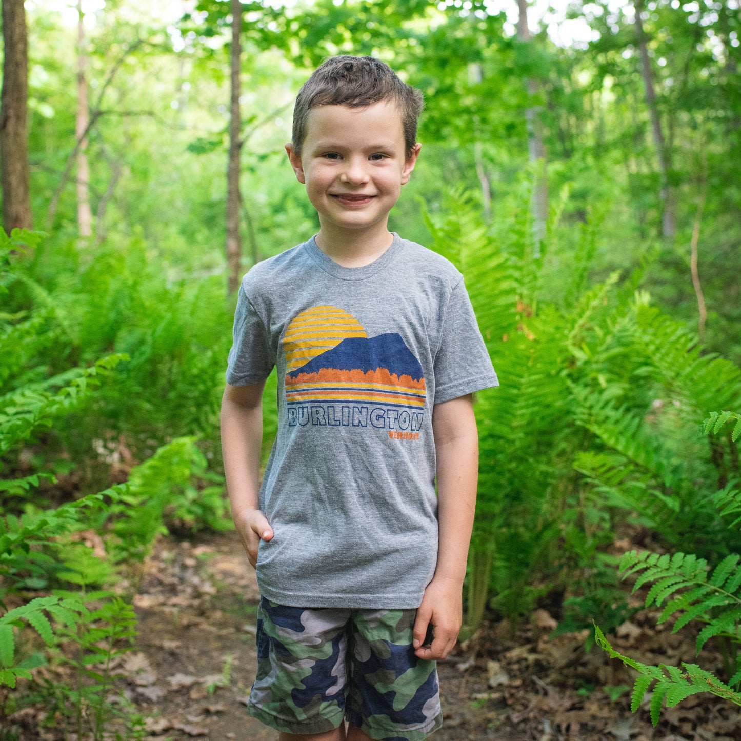 New Duds - Kid's Burlington Shirt - Grey