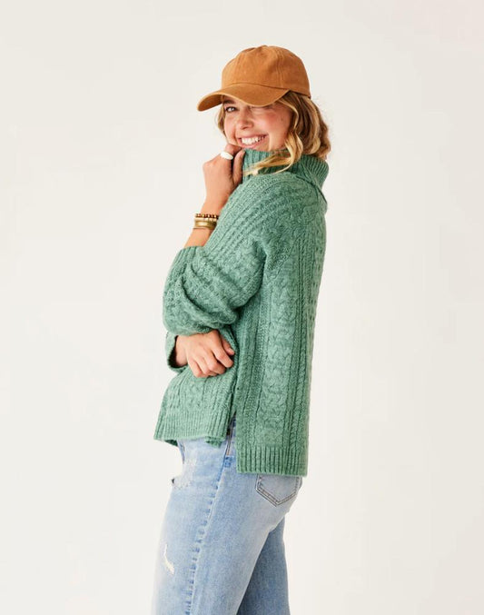 Carve Designs - Field Sweater - Women's - Chocolate Heather