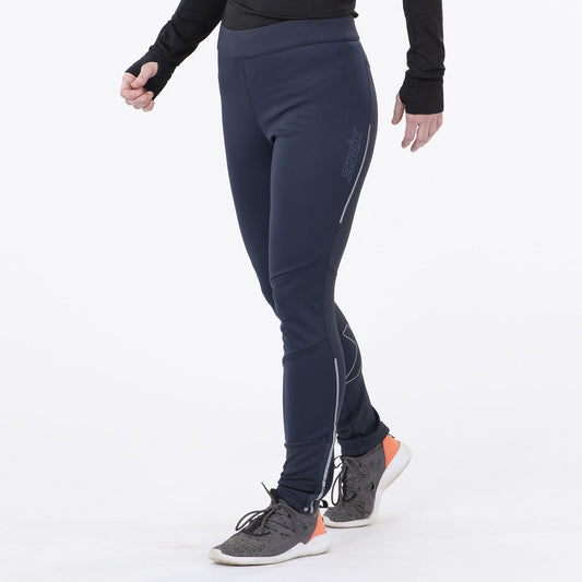 Swix - Delda Light Softshell Tights - Women's - Dark Navy