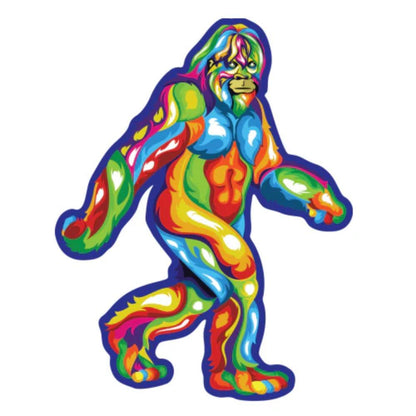Heart Sticker - Colorful Bigfoot Stroll