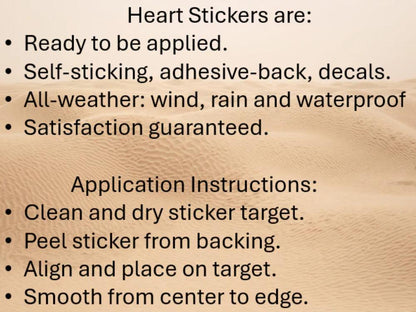 Heart Sticker - Tribal Bigfoot Stroll