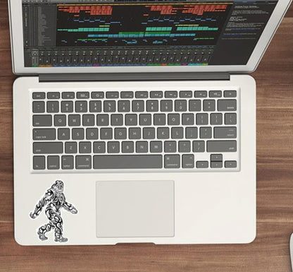 Heart Sticker - Tribal Bigfoot Stroll