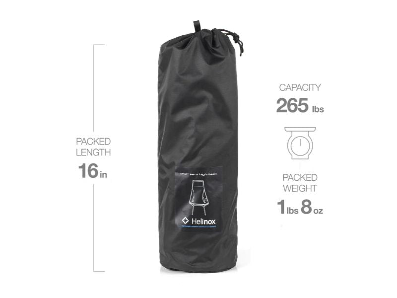 Helinox - Chair Zero High Back - Black