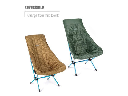Helinox - High Back Seat Warmer for Chair Two - Coyote Tan/Forest