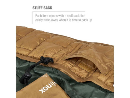 Helinox - High Back Seat Warmer for Chair Two - Coyote Tan/Forest