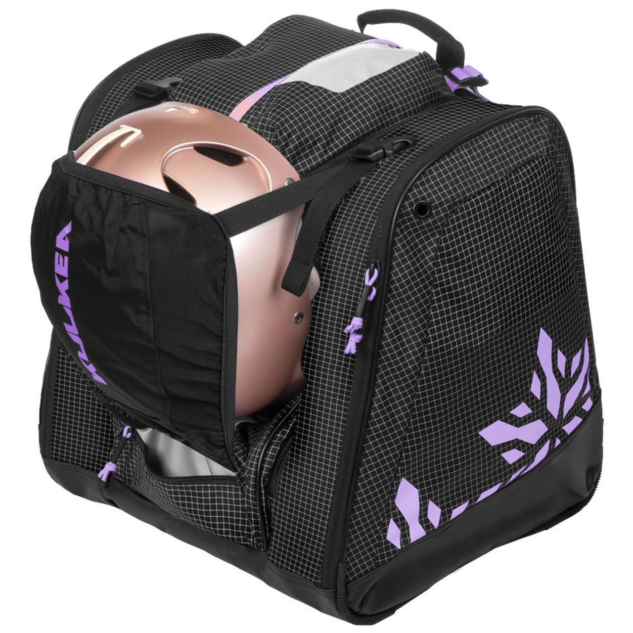 Kulkea - Powder Trekker Boot Bag - Black White Lavender