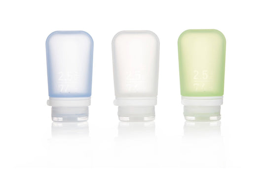 Humangear - GoToob 3-Pack - Clear/Grn/Blue