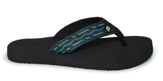 Rafters - Kauai Flip Retro Kid's - Black Multi