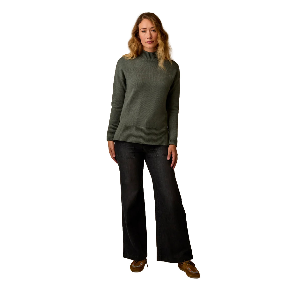 Carve Designs - Woodward Sweater - Hazel Heather