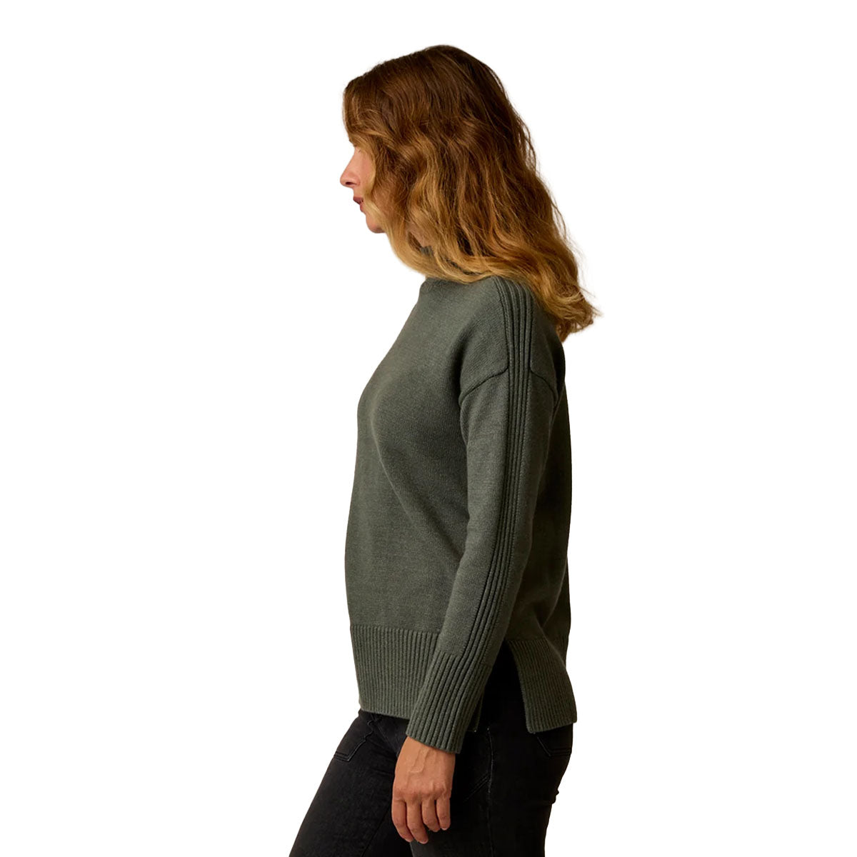 Carve Designs - Woodward Sweater - Hazel Heather