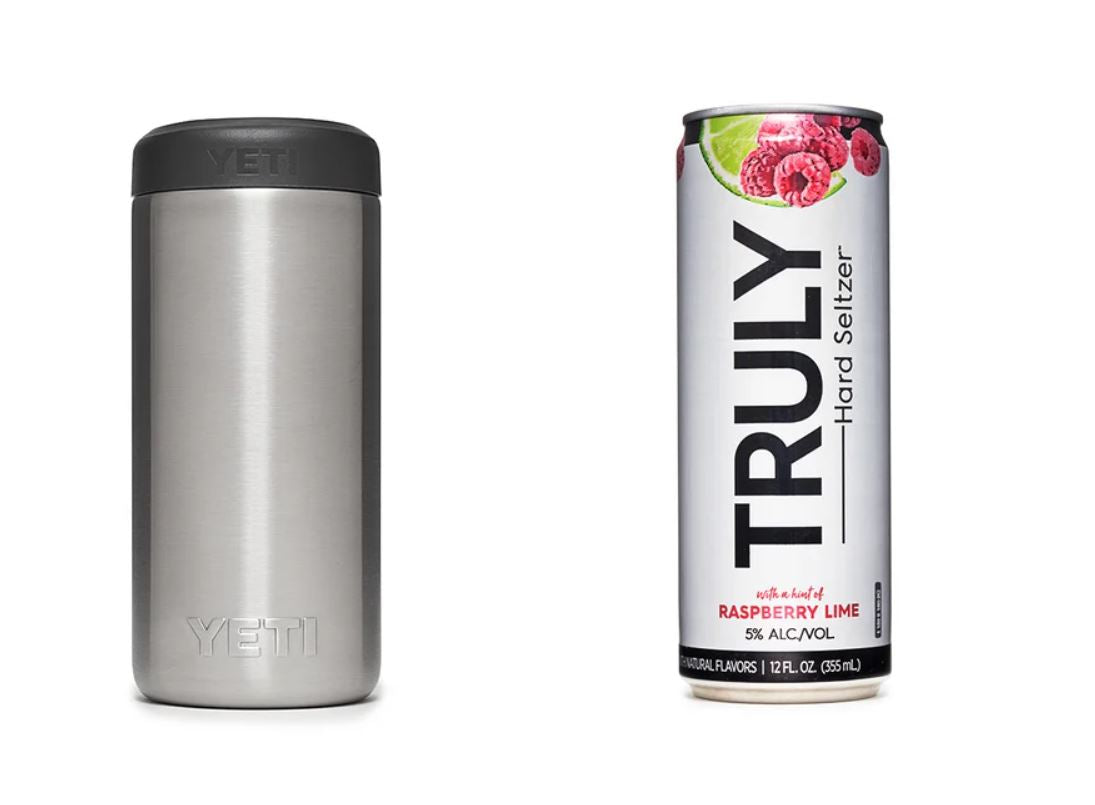 Yeti Coolers - Rambler Colster Slim Can - Black