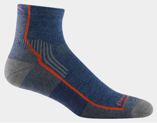 Darn Tough - Hiker 1/4 Midweight With Cushion - Unisex - dusk denim