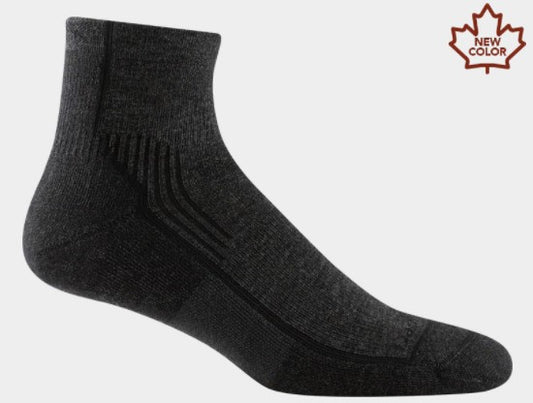 Darn Tough - Hiker 1/4 Midweight With Cushion - Unisex - Onyx Black