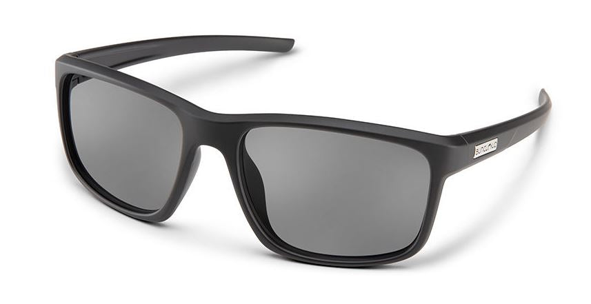 Suncloud - Respek - Matte Black; Polarized Red Mirror