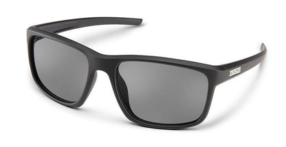 Suncloud - Respek - Matte Black; Polarized Red Mirror