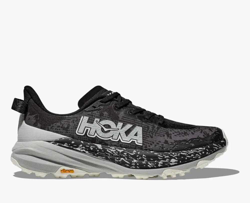 Hoka - Speedgoat 6 - Men's - Black / Stardust