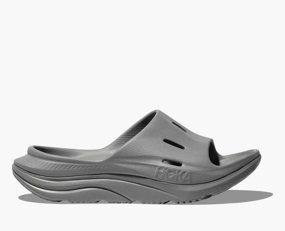 Hoka - Ora Recovery Slide 3 - Grey / Grey