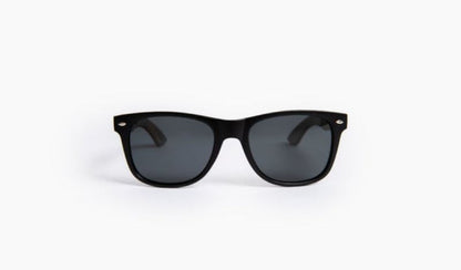 Optic Nerve - Hoodoo - Matte Black; Walnut Wood Temples Grey